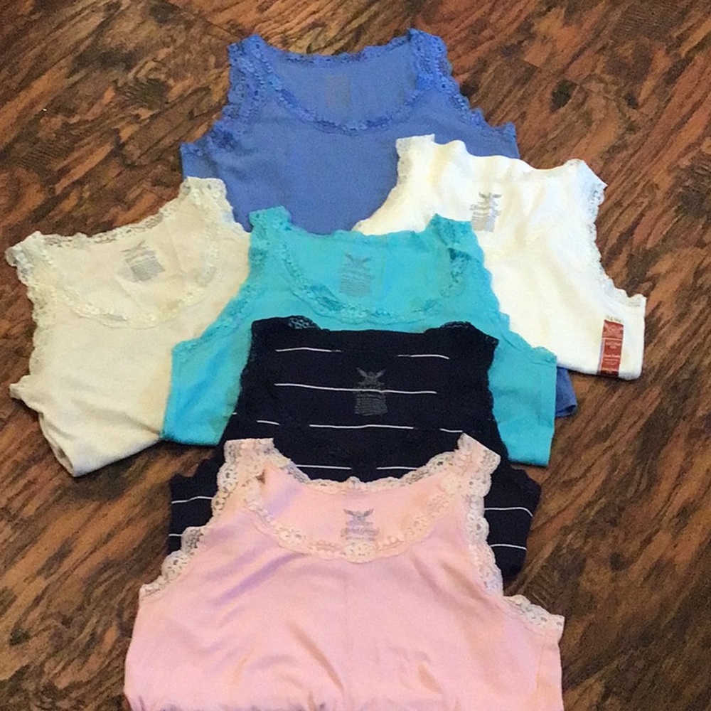 Tank tops, assorted colors
